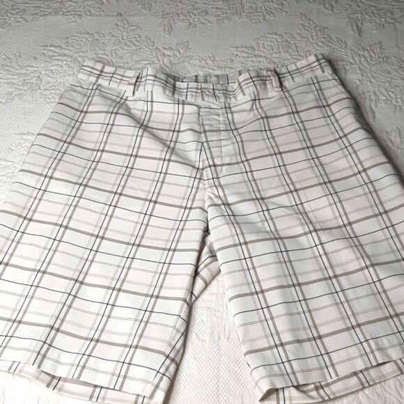 Mens zip front shorts  poly spandex blend - Picture 1 of 8